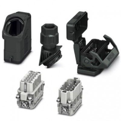 Комплект вставных соединителей - HC-EVO-A10UT-BWSC-HH-M20-PLRBK - 1411357