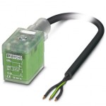 Кабель для датчика / исполнительного элемента - SAC-3P- 3,0-PUR/B-1L-R-ES - 1401295