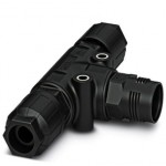 Т-распределитель - QPD T 4PE1,5 2X5-10 BK - 1414751