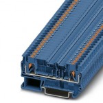 Проходные клеммы - PTC 2,5-TWIN-MTD BU - 3270111