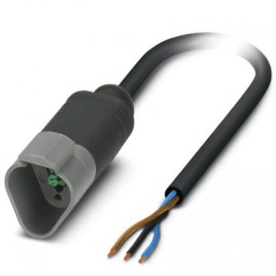 Кабель для датчика / исполнительного элемента - SAC-3P-DTMS/ 1,5-PUR - 1414999