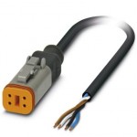 Кабель для датчика / исполнительного элемента - SAC-4P- 1,5-PUR/DTFS - 1415007