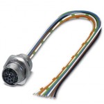 Встраиваемая гнездовая часть разъема - SACC-DSI-FSY-8CON-M16/0,5 SCO - 1407618