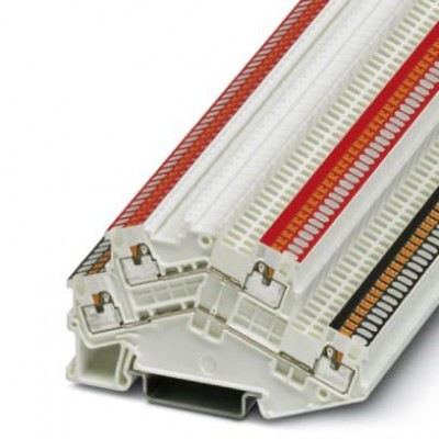 Двухъярусные клеммы - PTTBS 1,5/S WH/U-BK/O-RD - 3214662