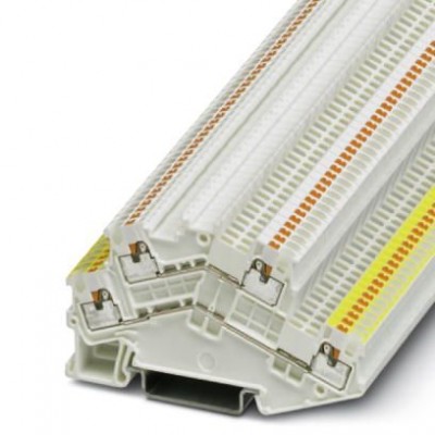 Двухъярусные клеммы - PTTBS 1,5/S WH/U-YE/O-WH - 3214661