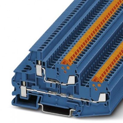 Проходные клеммы - QTTCBU 1,5 BU - 3050280