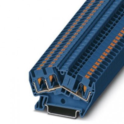 Проходные клеммы - PTS 4-TWIN BU - 3213605