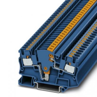 Измерительная клемма с ползунковым размыкателем - PTME 4 BU - 3212148