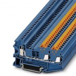 Проходные клеммы - QTCU 1,5-TWIN BU - 3050057