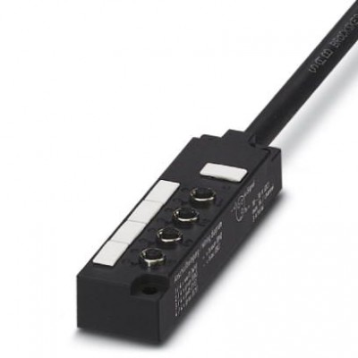 Коробка датчика и исполнительного элемента - SACB-4/ 3-L-10,0PUR M5 - 1530676