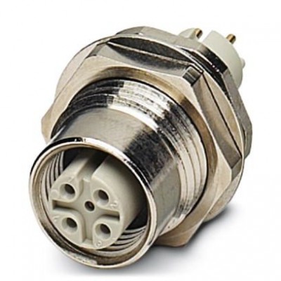 Встраиваемые разъемы - SACC-DSIV-M12FS-4CON-L180-SI - 1528154