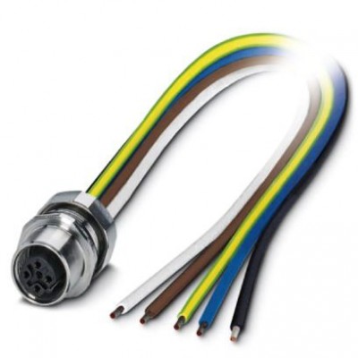 Встраиваемые разъемы - SACC-EC-M12FSB-5CON-PG9/0,5 VA - 1424023