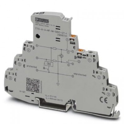Устройство защиты от перенапряжений - TTC-6-3-HF-M-12DC-UT-I - 2906721