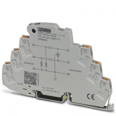 Устройство защиты от перенапряжений - TTC-6-2X1-24DC-PT - 2906805
