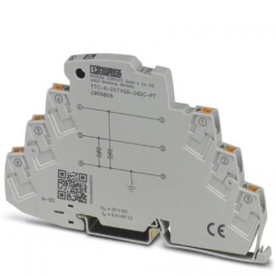 Устройство защиты от перенапряжений - TTC-6-2XTVSD-24DC-PT - 2906808