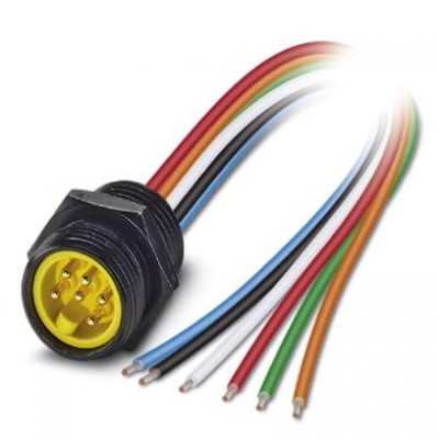 Встраиваемые разъемы - SACC-E-MINM-6CON-NPT12-U20/1,0 - 1417772