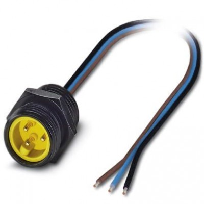 Встраиваемые разъемы - SACC-E-MINM-3CON-NPT12-547/1,0 - 1417764