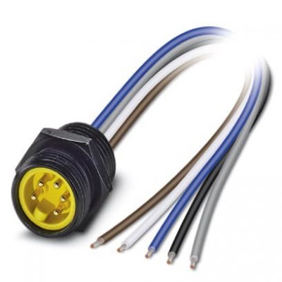 Встраиваемые разъемы - SACC-E-MINM-5CON-NPT12-547/1,0 - 1417766