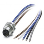 Встраиваемые разъемы - SACC-DSI-M12FSL-4FE-M16XL/0,2 - 1415299