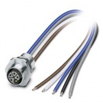 Встраиваемые разъемы - SACC-E-M12FSL-4FE-M16XL/0,2 GR - 1425583