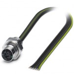 Встраиваемые разъемы - SACC-DSI-M12FSM-5PE-M16XL/0,2 - 1415303