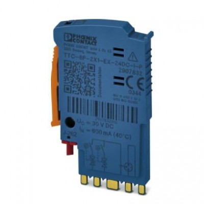 Штекерный модуль для защиты от перенапр-й - TTC-6P-2X1-EX-24DC-I-P - 2907832