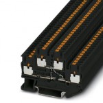 Клеммный блок - PTTB 2,5-2DIO/O-UL/O-UR BK - 3211444