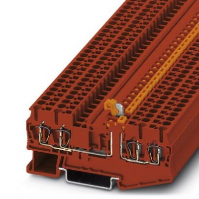 Клеммы с ножевыми размыкателями - ST 2,5-QUATTRO-MT RD - 3035043