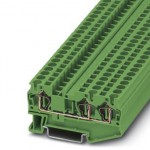 Проходные клеммы - ST 4-TWIN GN - 3037384