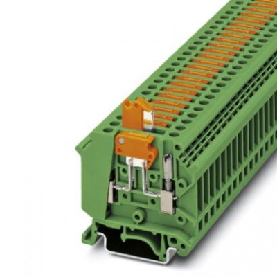 Клеммы с ножевыми размыкателями - UK 5-MTK-P/P GN - 3057115