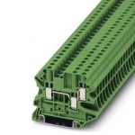 Проходные клеммы - UT 4-TWIN GN - 3044367