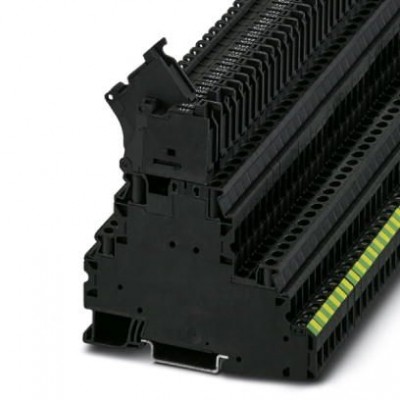 Клеммы для установки предохранителей - UT 4-PE/L/HESILED 24 (5X20) - 3214321