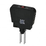 Штекерный держатель предохранителя - ST-SILED 24-UK 4 120KOHM - 3036829