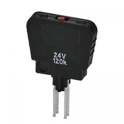 Штекерный держатель предохранителя - ST-SILED 24-UK 4 120KOHM - 3036829