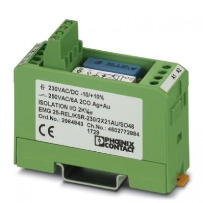 Релейный модуль - EMG 25-REL/KSR-230/2X21AU/SO46 - 2964843