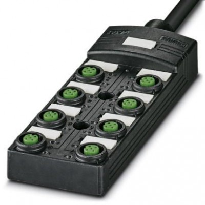 Коробка датчика и исполнительного элемента - SACB-8/ 8- 5,0PUR SCO P - 1452518