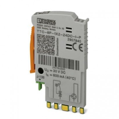 Штекерный модуль для защиты от перенапр-й - TTC-6P-1X2-24DC-I-P - 2907840
