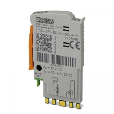 Штекерный модуль для защиты от перенапр-й - TTC-6P-1X2-12DC-I-P - 2907839