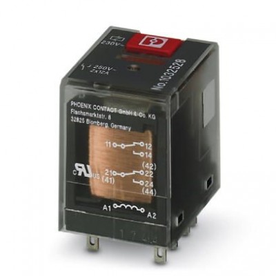 Одиночное реле - REL-IR-BL-230AC/2X21 - 1032528