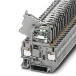 Клеммы для установки предохранителей - PT 4-HESILED 24 (5X20) GY/GY - 1058860