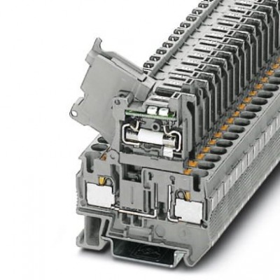 Клеммы для установки предохранителей - PT 4-HESILED 24 (5X20) GY/GY - 1058860