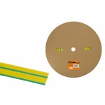 Термоусаживаемая трубка ТУТнг 20/10 желто-зеленая (100 м/ролл) TDM