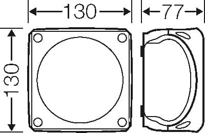 Чертеж клеммной WP0606G Hensel